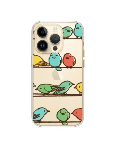 Cover iPhone 14 Pro Uccelli Trasparente - Eric Fan