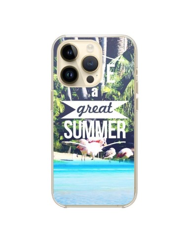 Coque iPhone 14 Pro Have a Great Summer Eté - Eleaxart