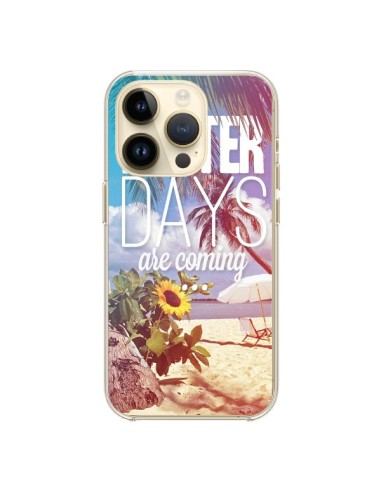 iPhone 14 Pro Case Better Days _Tea - Eleaxart