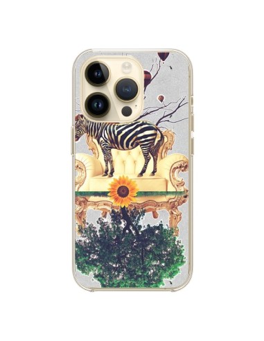 iPhone 14 Pro Case Zebra The World - Eleaxart