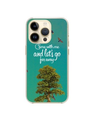 Cover iPhone 14 Pro Let's Go Far Away Alberi - Eleaxart