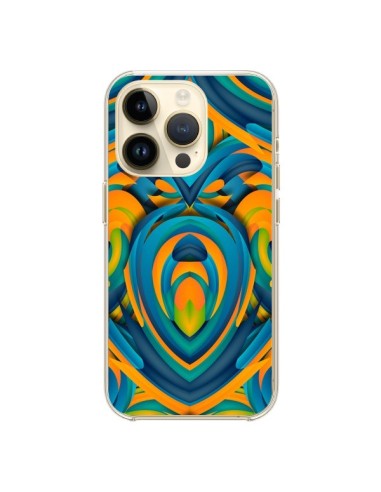 iPhone 14 Pro Case Heart Aztec - Eleaxart