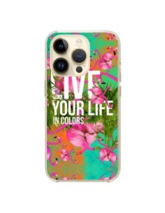 Cover iPhone 14 Pro Live your Life Vivi la tua vita -...