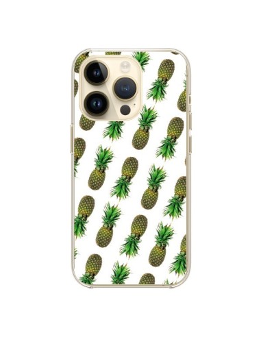 Coque iPhone 14 Pro Ananas Pineapple Fruit - Eleaxart