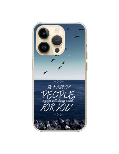 Coque iPhone 14 Pro Sea Mer Plage - Eleaxart