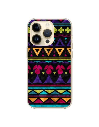 Coque iPhone 14 Pro Triangles Pattern Azteque - Eleaxart