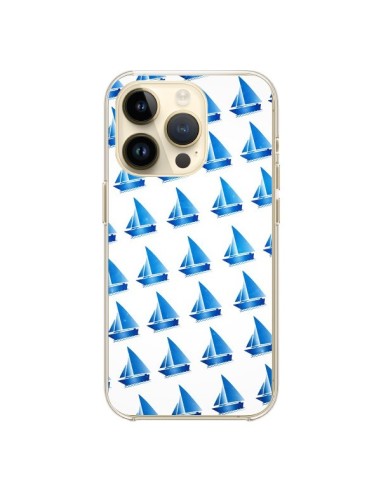 Coque iPhone 14 Pro Bateau Voilier Barquitos - Eleaxart