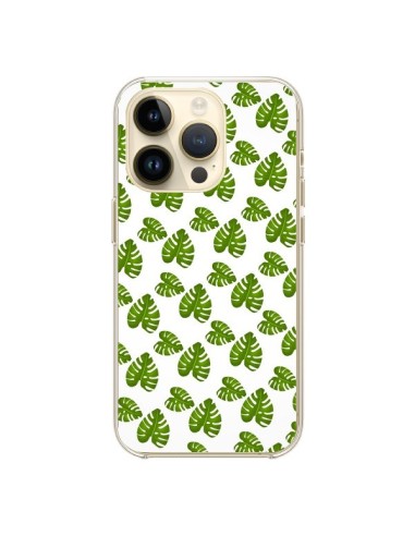 Coque iPhone 14 Pro Plantes vertes - Eleaxart