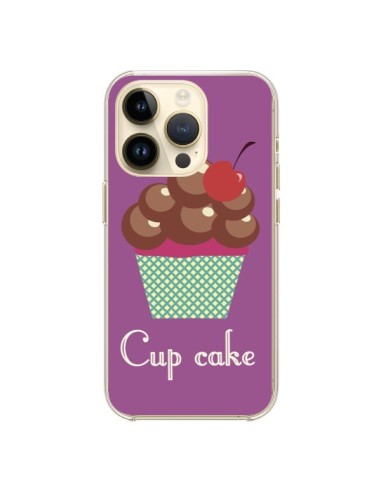 Coque iPhone 14 Pro Cupcake Cerise Chocolat - Léa Clément