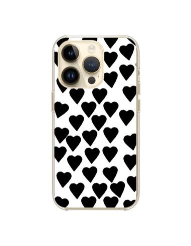 Coque iPhone 14 Pro Coeur Noir - Project M