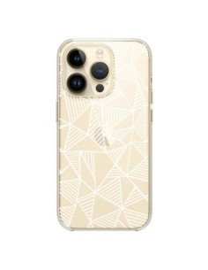 Cover iPhone 14 Pro Linee Griglia Triangles Grid Astratto...
