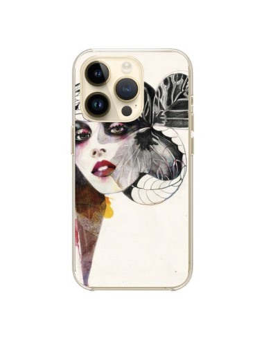 Cover iPhone 14 Pro Ragazza Fiori - Felicia Atanasiu