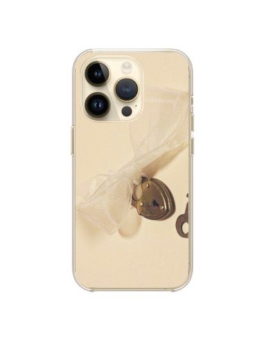 Coque iPhone 14 Pro Key to my heart Clef Amour - Irene Sneddon