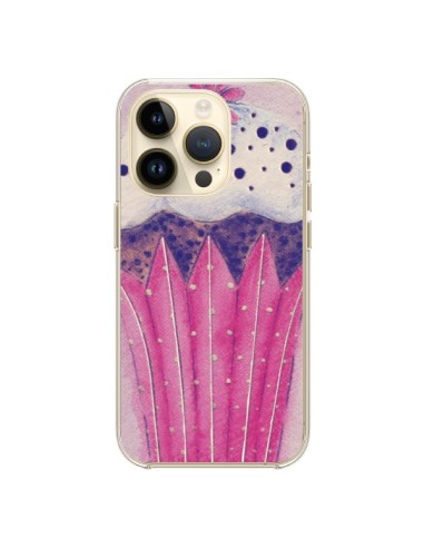 Coque iPhone 14 Pro Cupcake Rose - Irene Sneddon