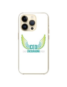 Coque iPhone 14 Pro CEO Chief Encouraging Officer Vert -...