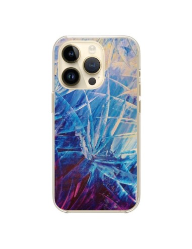 Coque iPhone 14 Pro Fleurs Violettes françaises - Ebi Emporium