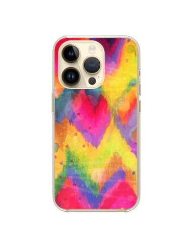 Coque iPhone 14 Pro Coeur Tribal - Ebi Emporium