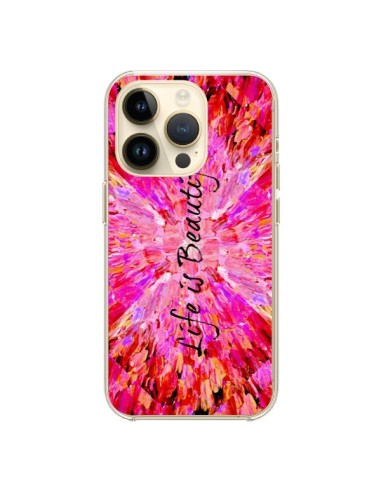 Coque iPhone 14 Pro Life is Beautiful - Ebi Emporium