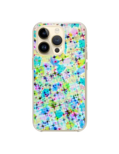 Coque iPhone 14 Pro Stars Etoiles Bleues - Ebi Emporium