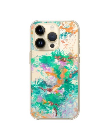 iPhone 14 Pro Case Mermaid Flowers Clear - Ebi Emporium