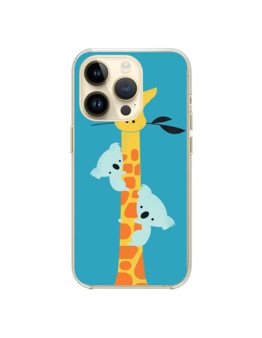 Coque iPhone 14 Pro Koala Girafe Arbre - Jay Fleck