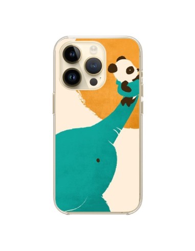 Coque iPhone 14 Pro Elephant Help Panda - Jay Fleck