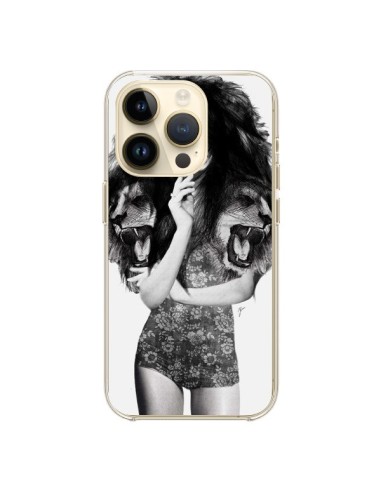 Coque iPhone 14 Pro Femme Lion - Jenny Liz Rome