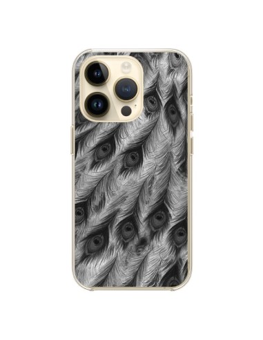 Coque iPhone 14 Pro Paon Robe - Jenny Liz Rome