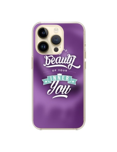 Coque iPhone 14 Pro Beauty Violet - Javier Martinez