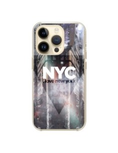 iPhone 14 Pro Case I Love New York City Purple - Javier...