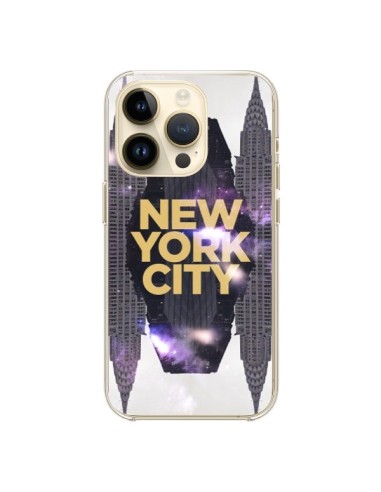 Coque iPhone 14 Pro New York City Orange - Javier Martinez