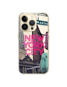Cover iPhone 14 Pro New Yorck City NYC Trasparente -...