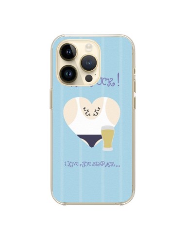 Coque iPhone 14 Pro Homme Man Fuck Love Coeur Amour - Julien Martinez