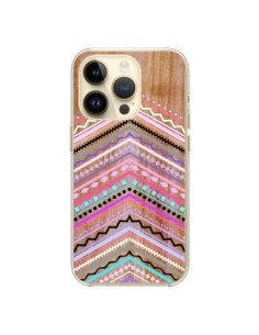 iPhone 14 Pro Case Purple Forest Wood Aztec Tribal -...