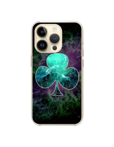 iPhone 14 Pro Case Nebula Club Trèfle Galaxie - Jonathan Perez