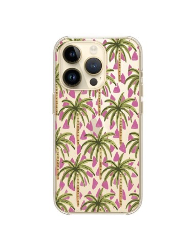 Coque iPhone 14 Pro Palmier Palmtree Transparente - Dricia Do