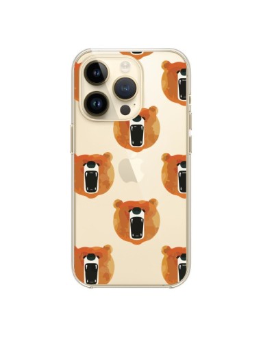 Cover iPhone 14 Pro Orso Trasparente - Dricia Do