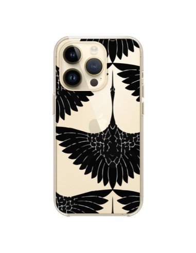 Cover iPhone 14 Pro Pavone Trasparente - Dricia Do