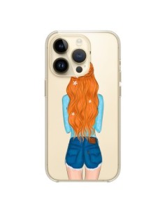 Coque iPhone 14 Pro Red Hair Don't Care Rousse...