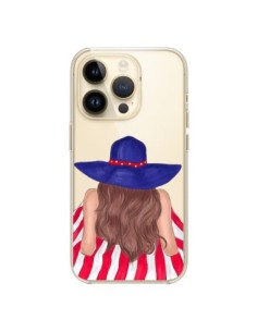 Cover iPhone 14 Pro Beah Girl Ragazza Spiaggia...