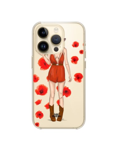 Coque iPhone 14 Pro Young Wild and Free Coachella Transparente - kateillustrate