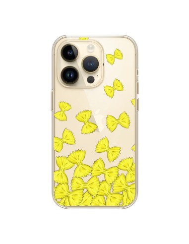 Coque iPhone 14 Pro Italian Pasta Pates Italiennes Transparente - kateillustrate