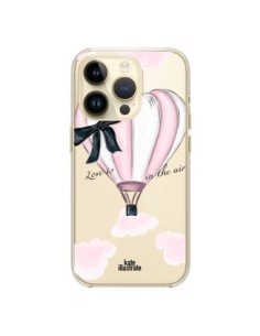 Cover iPhone 14 Pro Love is in the Air Amore Mongolfiera...