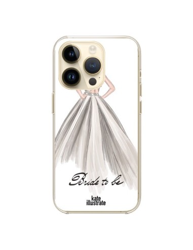 Coque iPhone 14 Pro Bride To Be Mariée Mariage - kateillustrate
