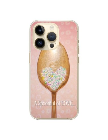 Cover iPhone 14 Pro Cucchiaio Amore - Lisa Argyropoulos