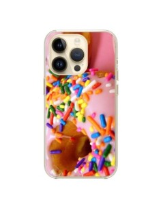 Coque iPhone 14 Pro Donuts Rose Candy Bonbon - Laetitia