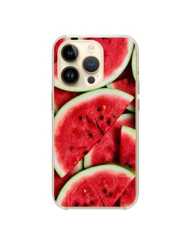 Coque iPhone 14 Pro Pastèque Watermelon Fruit - Laetitia