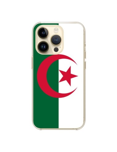Coque iPhone 14 Pro Drapeau Algérie Algérien - Laetitia