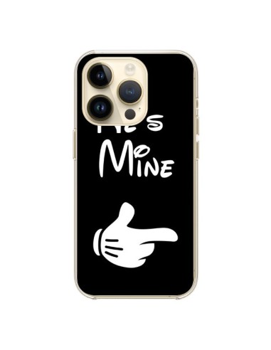 Coque iPhone 14 Pro He's Mine Il est à Moi Amour Amoureux - Laetitia