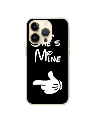 Coque iPhone 14 Pro She's Mine Elle est à Moi Amour Amoureux - Laetitia